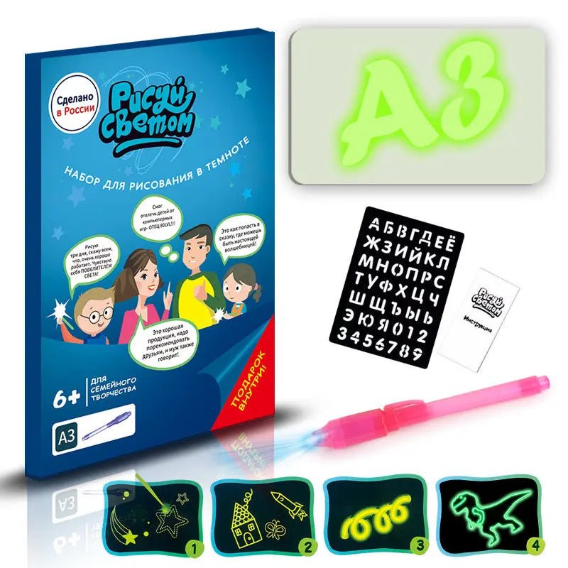 GlowPad™ 3D Magic Drawing Board