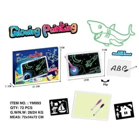 GlowPad™ 3D Magic Drawing Board