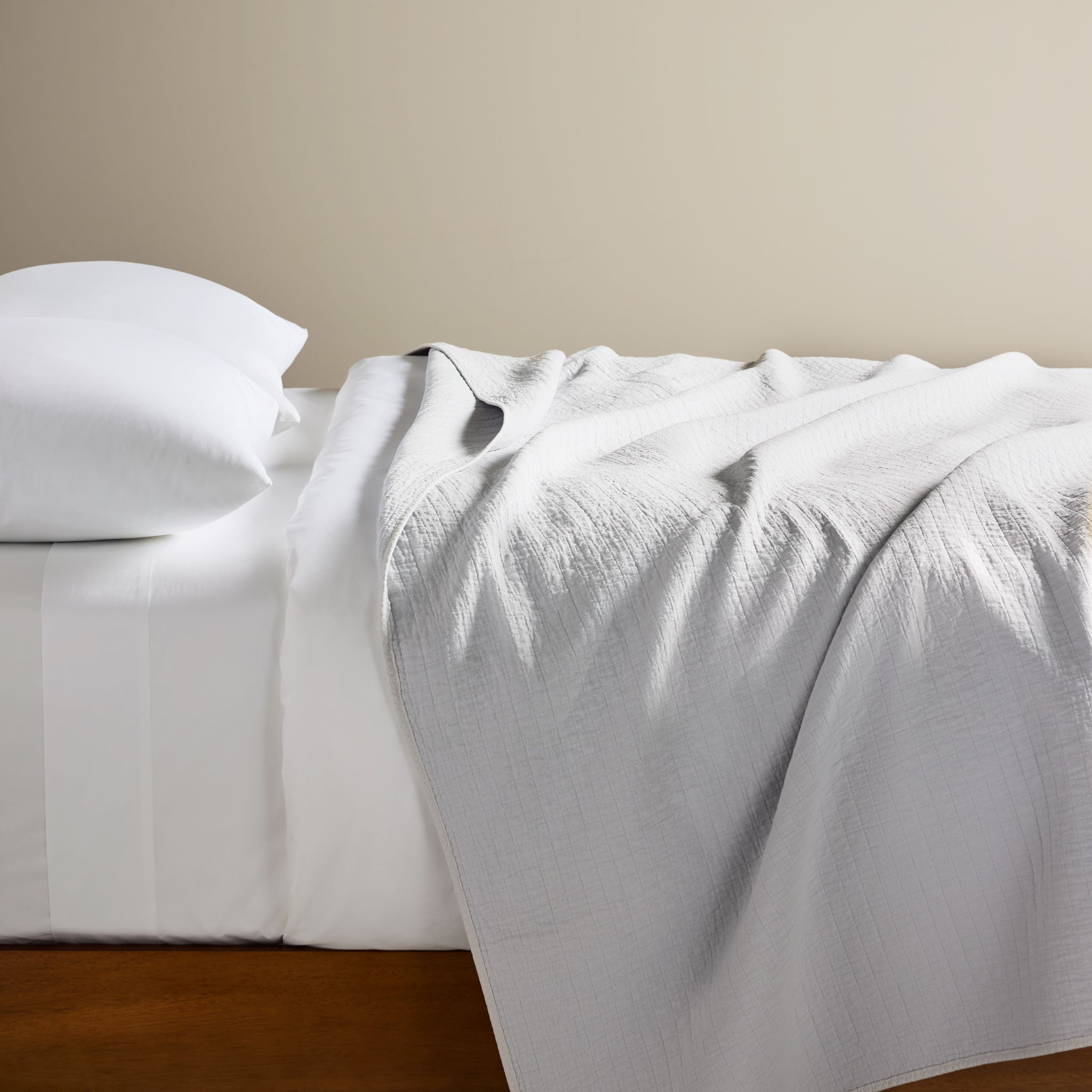 Lightweight Grid Cotton Bed Blanket